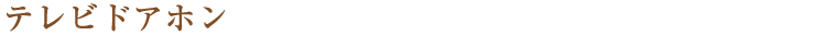 テレビドアホン